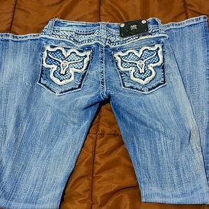 Miss Me boot cut jeans sz 28